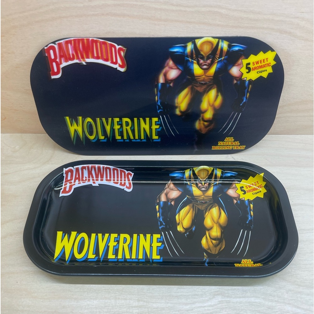 METAL TRAY WITH 3D HOLOGRAPHIC LID (BLACK WOLVERINE)